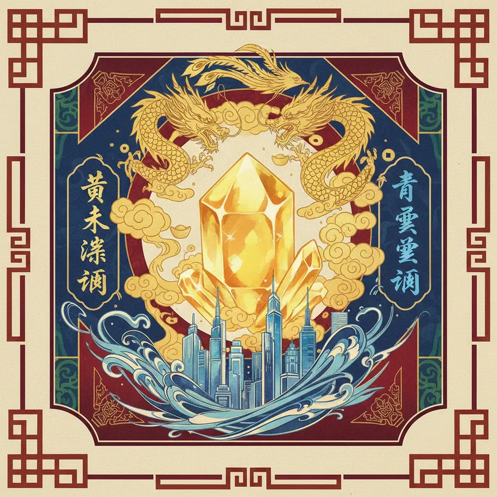 事業運 - 黃水晶