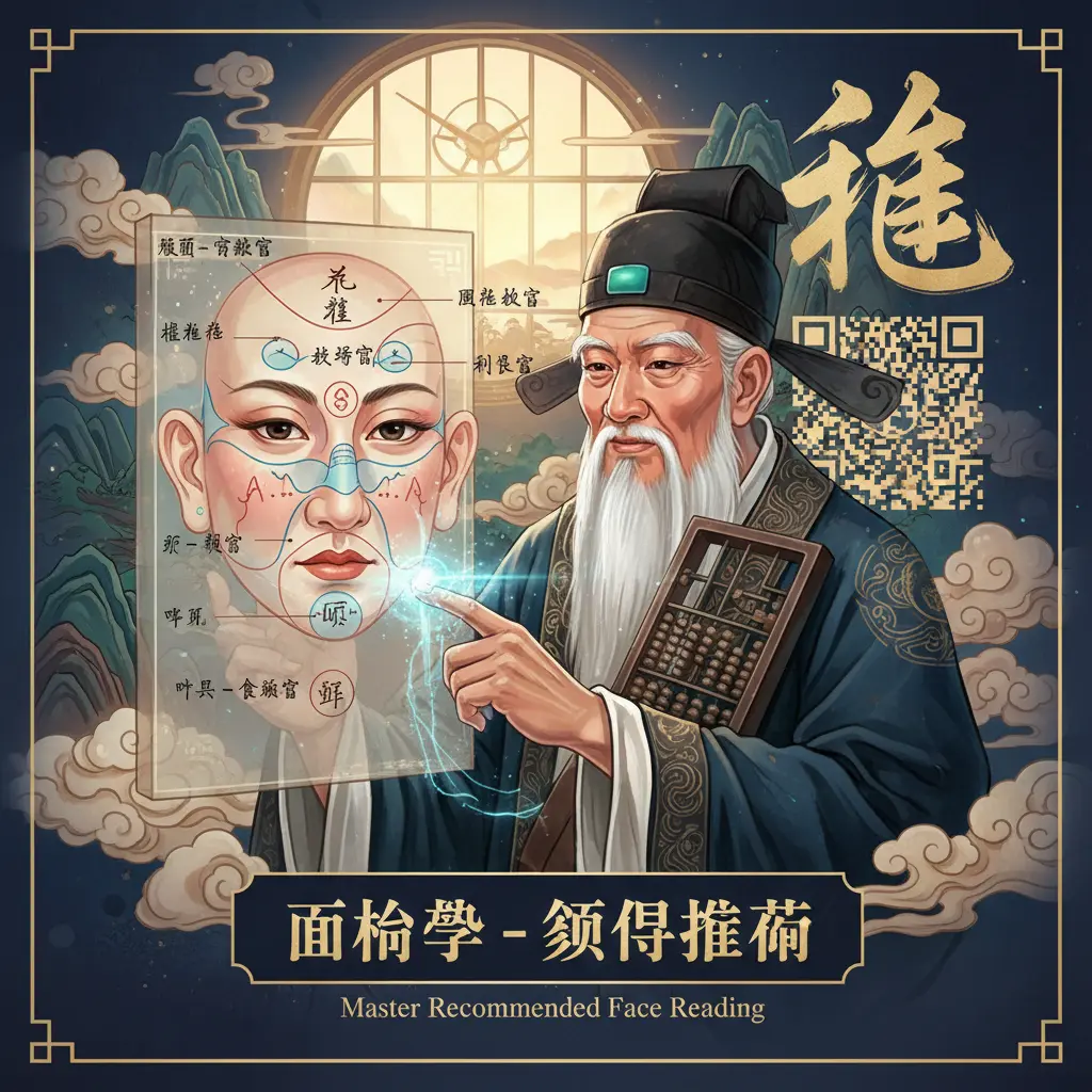 算命師傅推薦 - 面相學