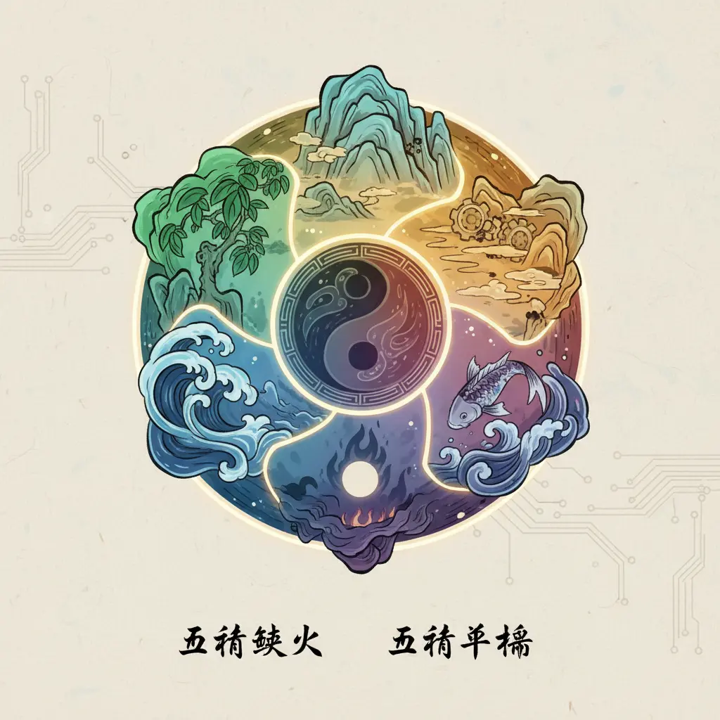 五行平衡 - 五行缺火