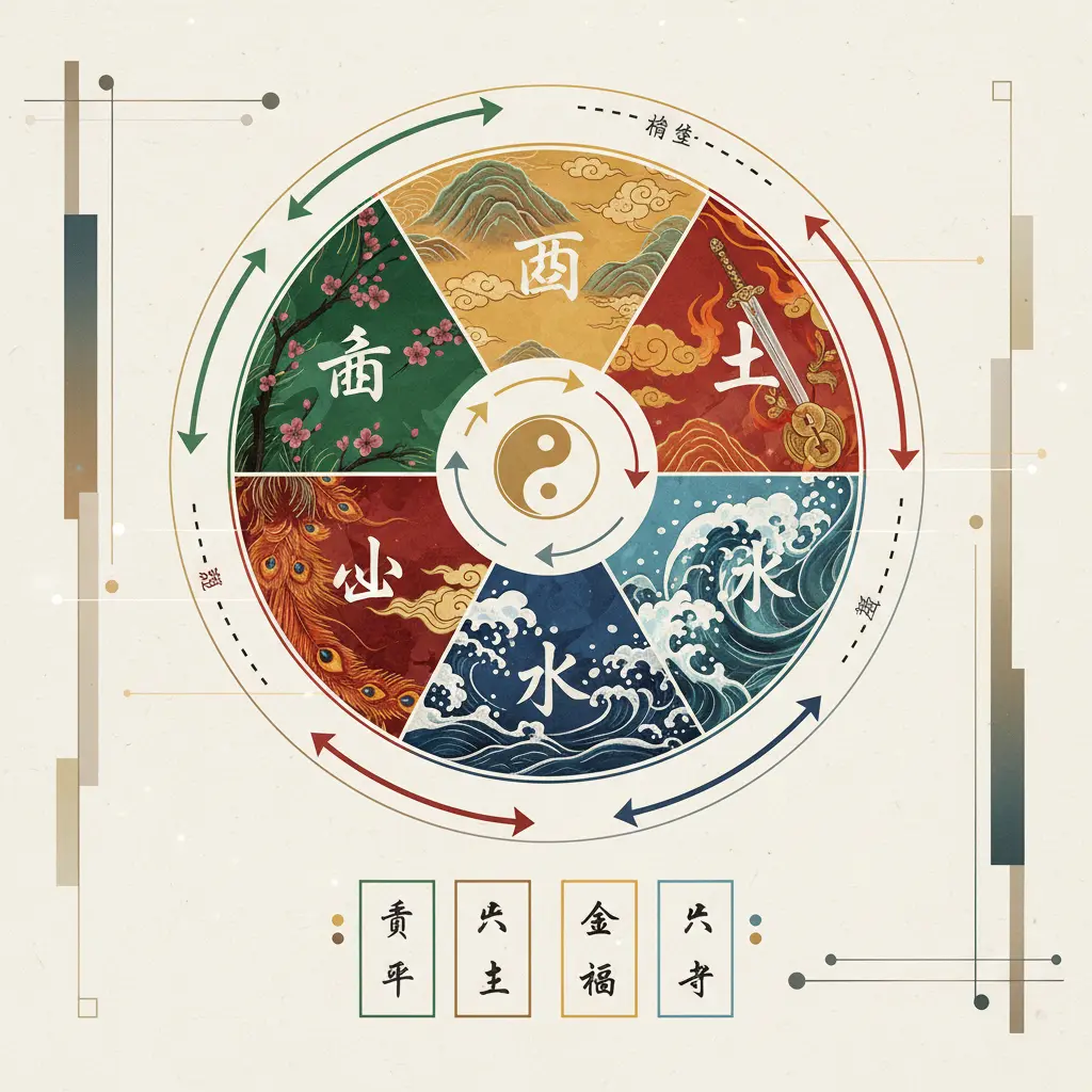 八字命理 - 五行結構