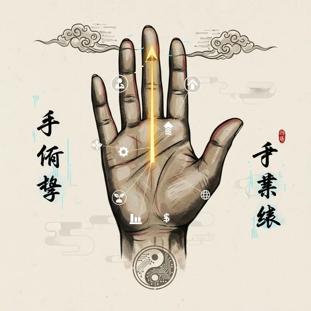 手相學 - 事業線