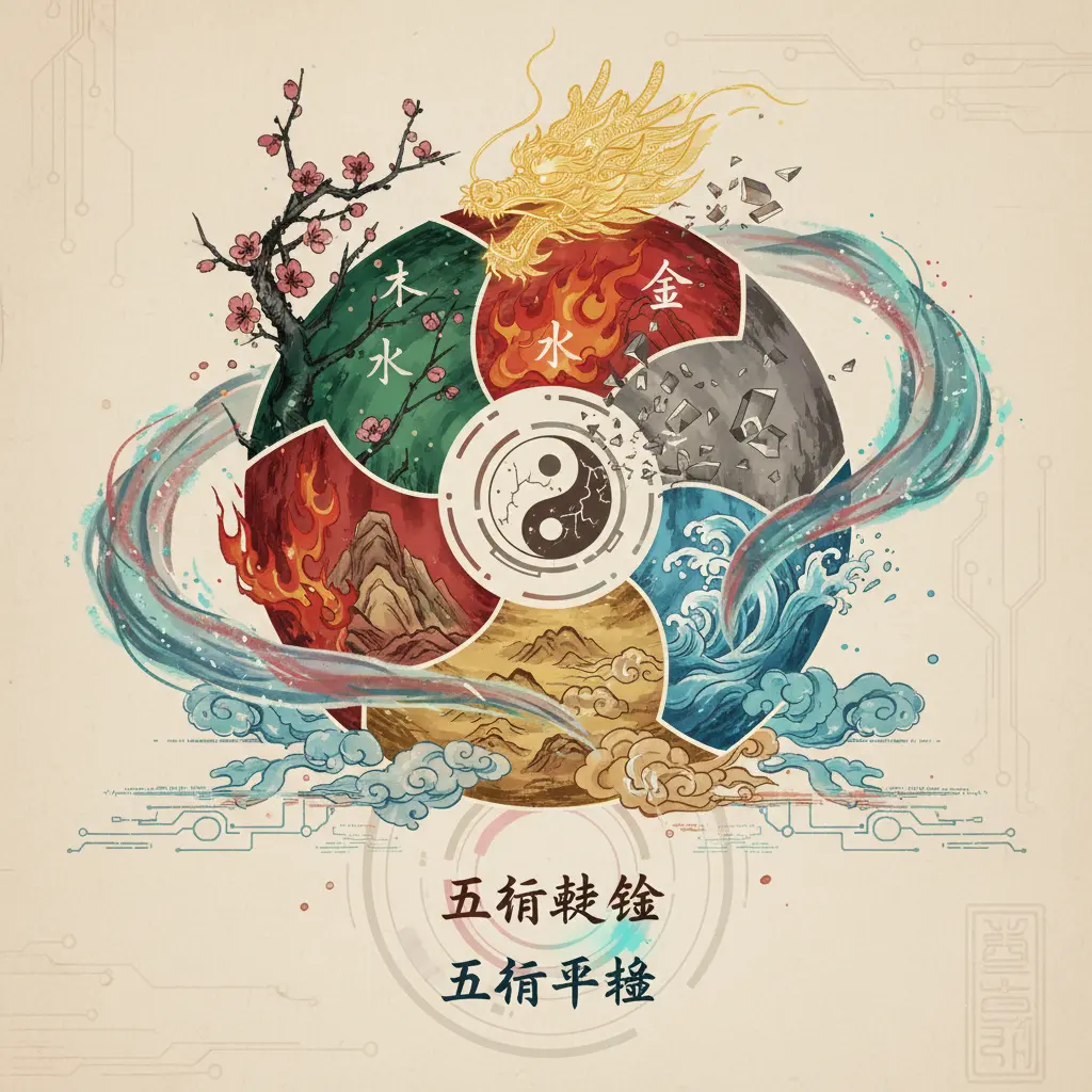 五行平衡 - 五行缺金