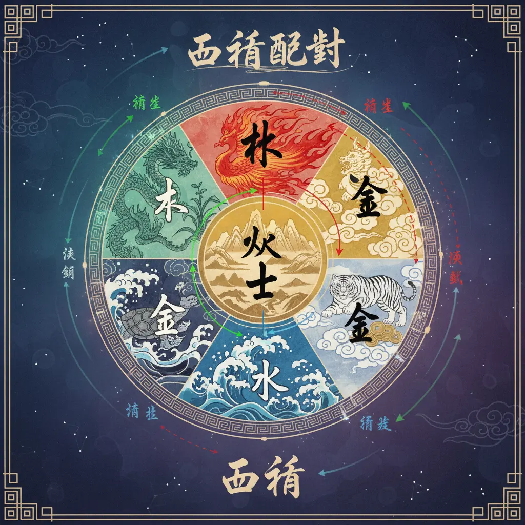 五行 - 五行配對